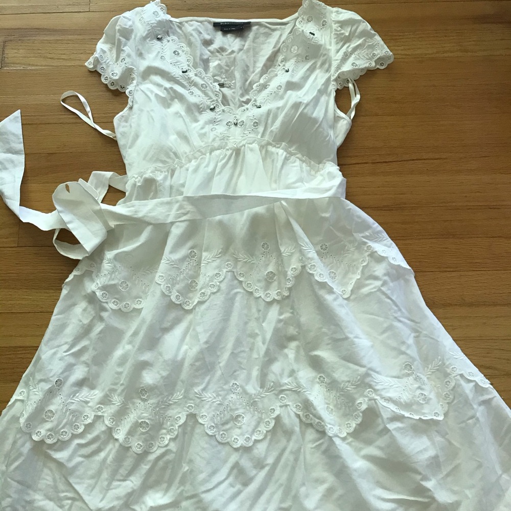 BCBG White dress